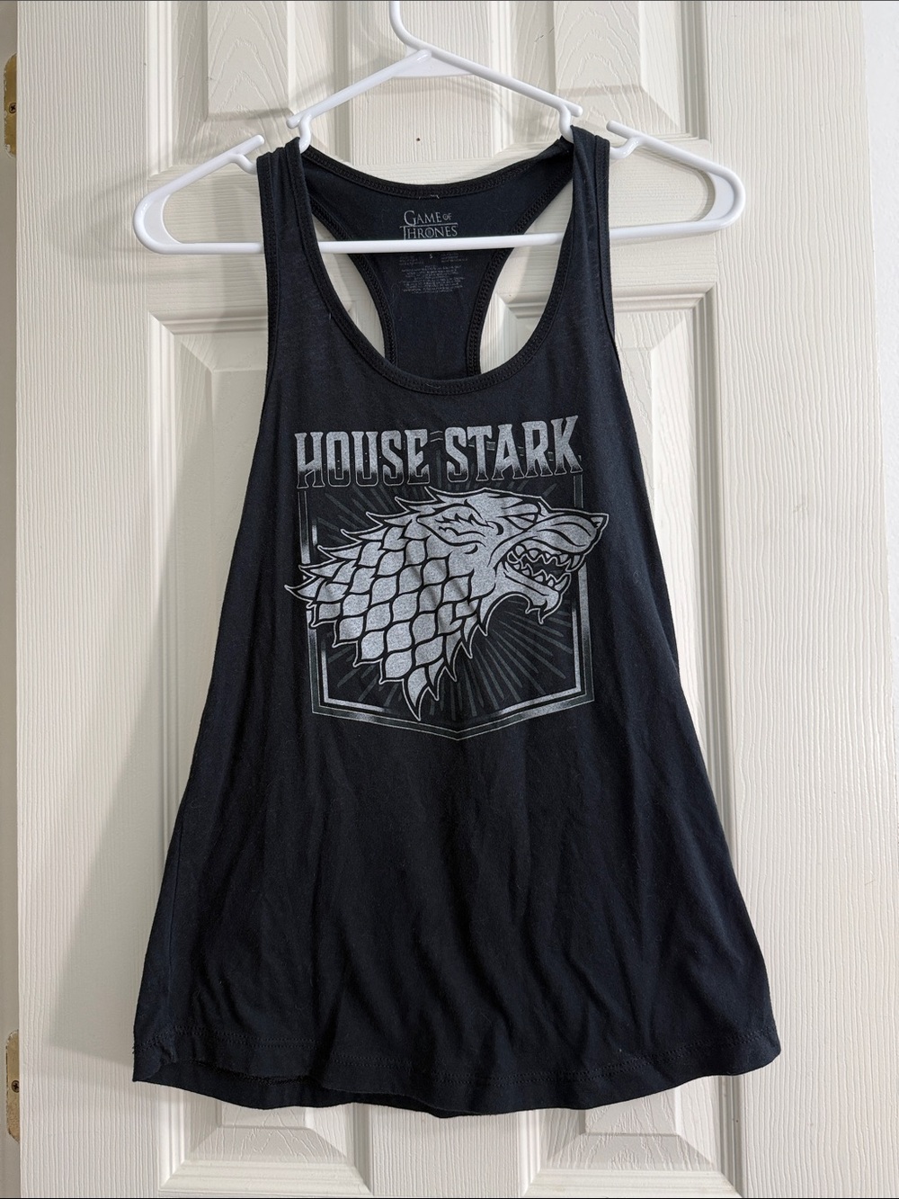 Game of Thrones House Stark Black Racerback Tank